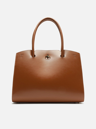 Bolsa Tote Marrom Arezzo Couro Grande Olie