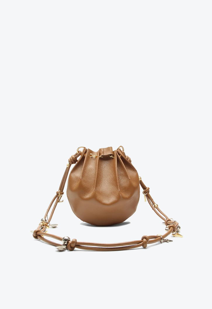 Bolsa Bucket Sienna Pequena Caramelo | ZZ MALL