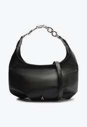 Bolsa Crossbody Preta Anacapri Baguete Corrente Média
