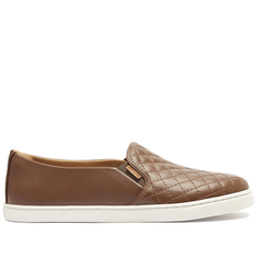 Tênis Slip On Matelassê Marrom