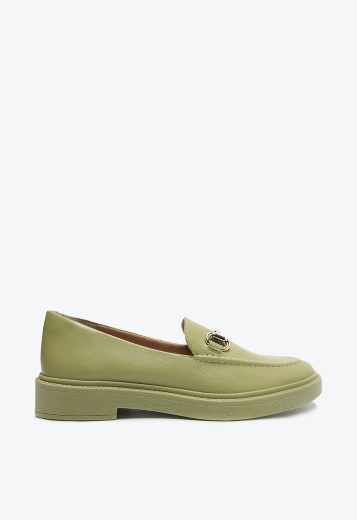 Mocassim Flatform Verde Anacapri Bridão