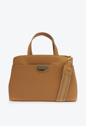 Bolsa Tote Marrom Anacapri Média Tressê
