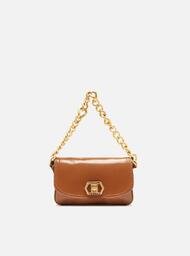 Bolsa Tiracolo Marrom Arezzo Couro Amélia Pequena