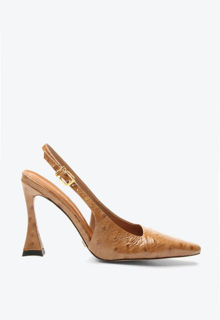 Slingback Lais Caramelo