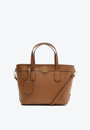 Bolsa Mini Shopping Marrom Schutz S Couro