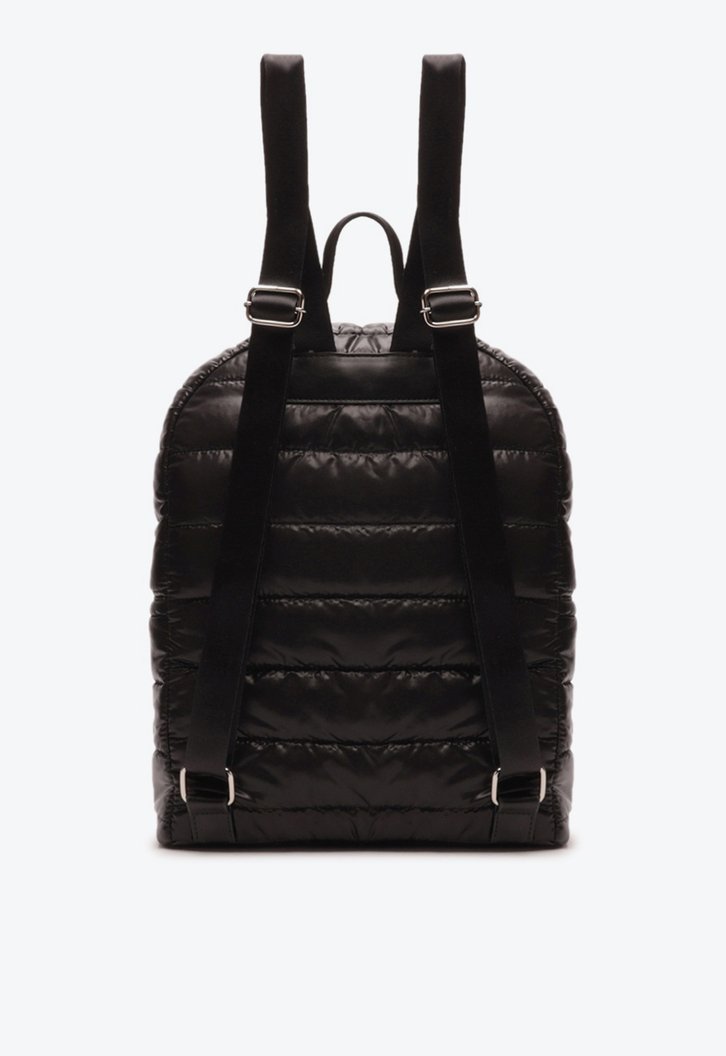 Mochila Preta Matelassê Linear Grande