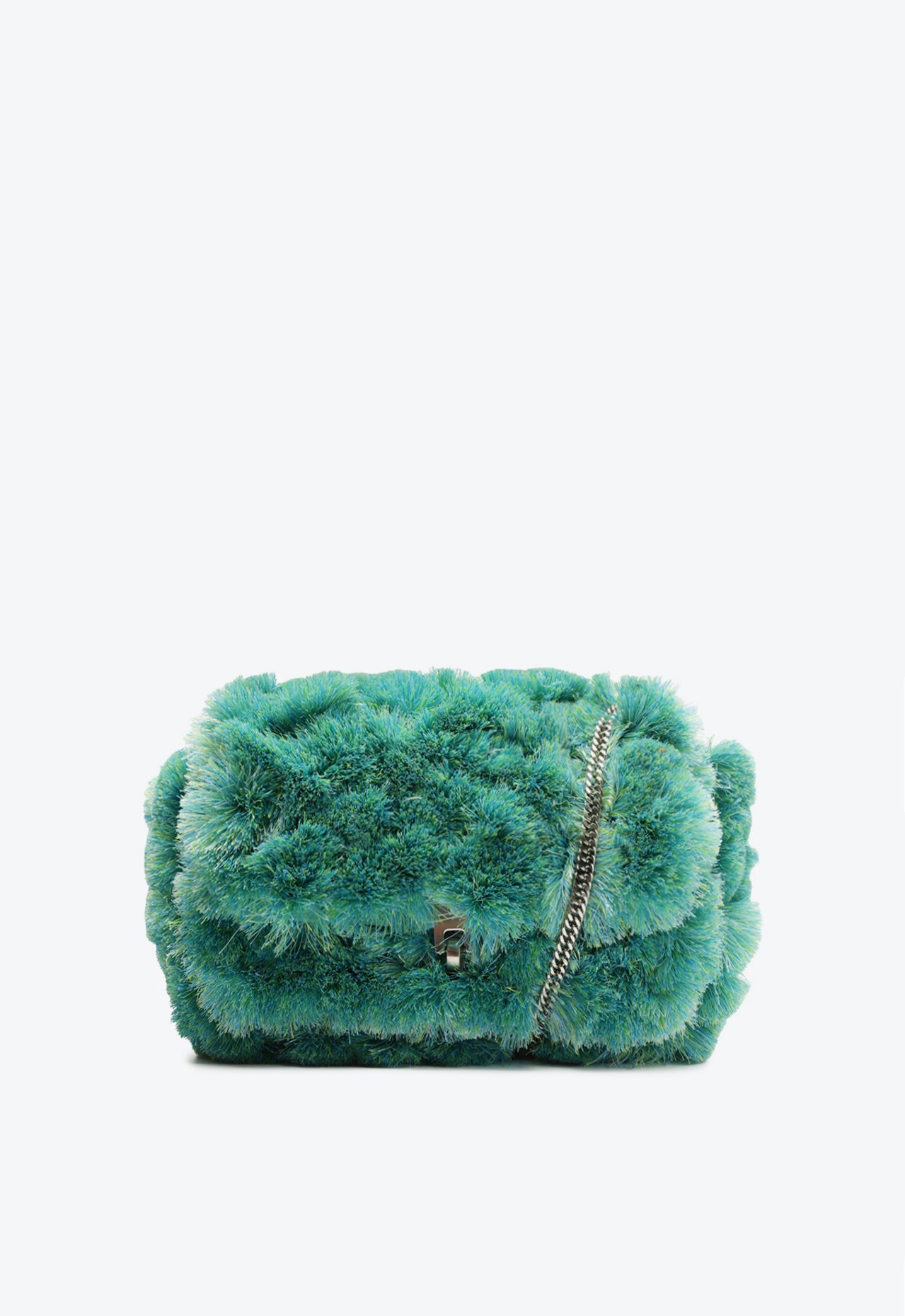 Bolsa Verde Schutz Shoulder Jasmine Pompom Água