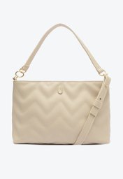 Bolsa Crossbody Branca Anacapri Baguete Média Matelassê