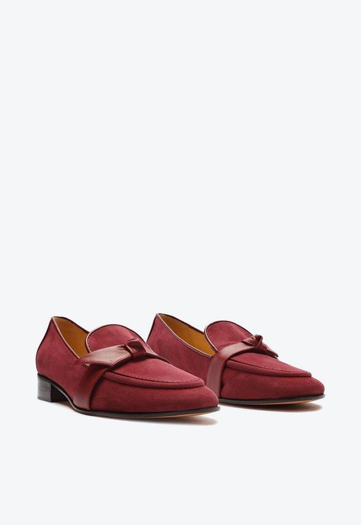 Asymmetric Clarita Loafer Round Toe Intense Rust