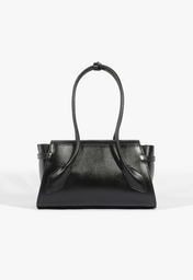 Bolsa Tiracolo Sofia Média Couro Preta | ZZ MALL