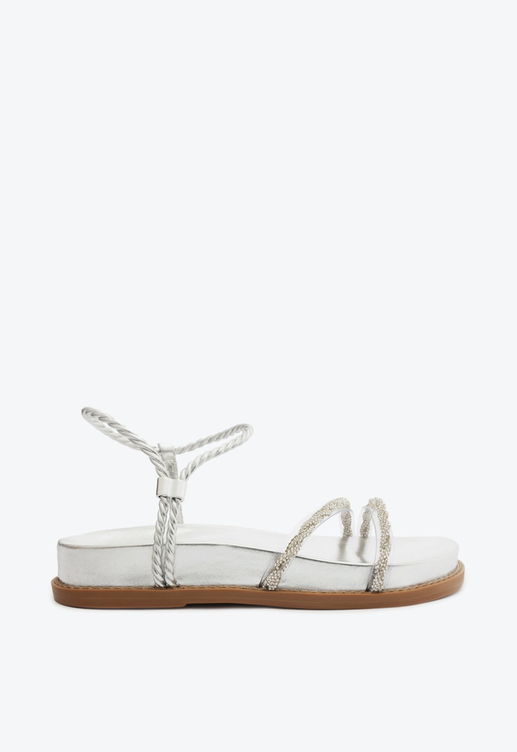 Papete Strass Prateada