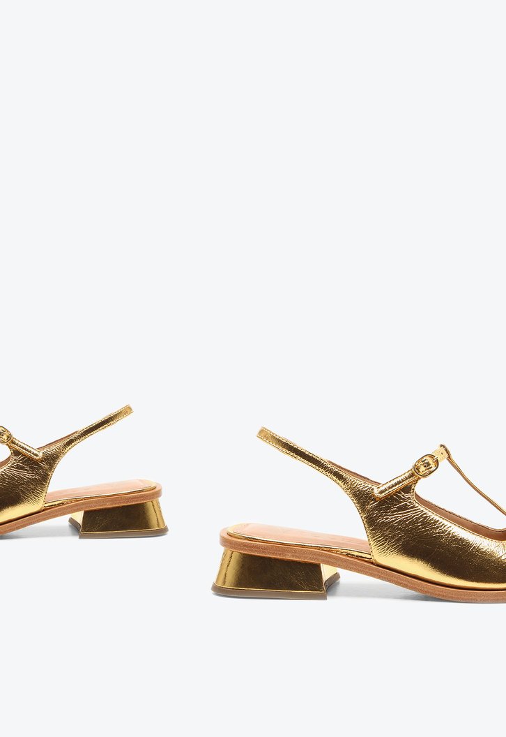 Sandália Constanca Dourada