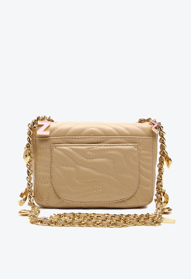 Bolsa Tiracolo Bege Vicenza Emily Pequena