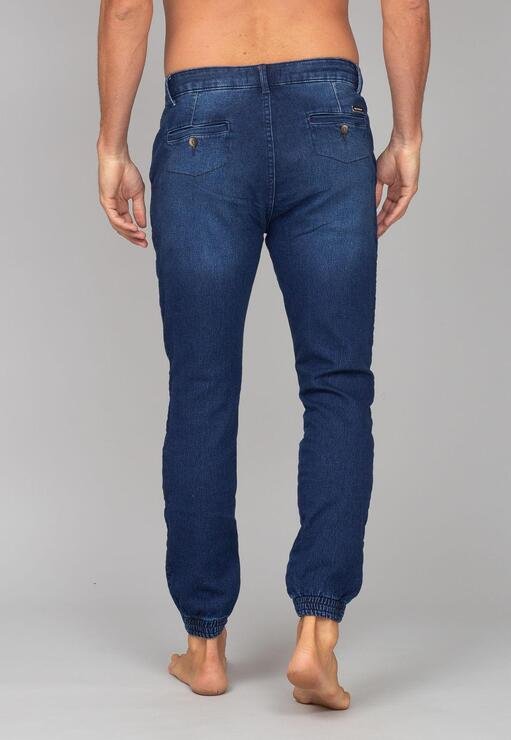 Calça Chico Jogger Blue Jeans Red Feather