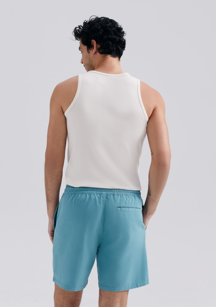 Shorts Azul Hering Masculino De Sarja
