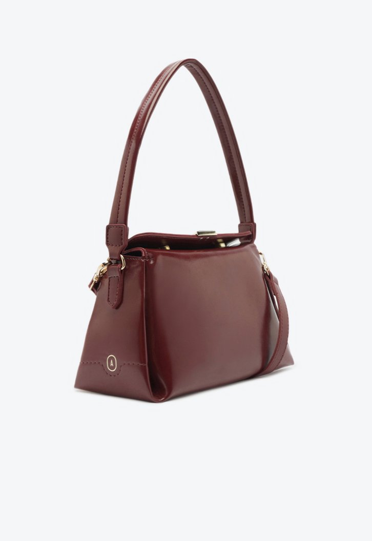 Bolsa Tiracolo Média Moderna Vermelha