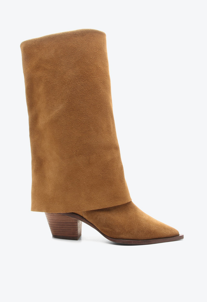 Bota Camerino Caramelo Camurça