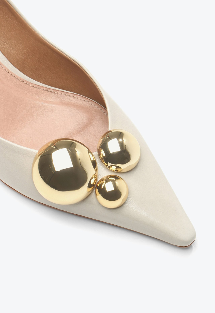 Slingback Olga Cinza