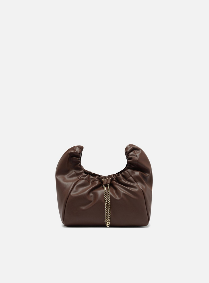 Bolsa Hobo Marrom Pequena