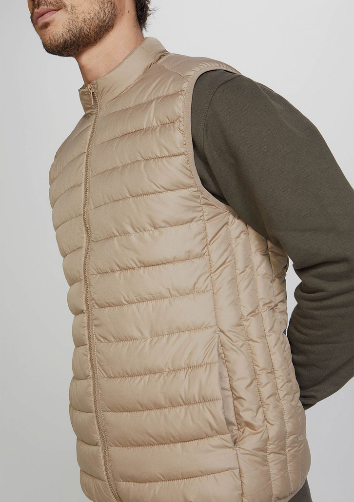 Colete Básico Marrom Hering Puffer Comfort