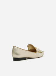 Mocassim Rasteiro Dourado Arezzo Salto