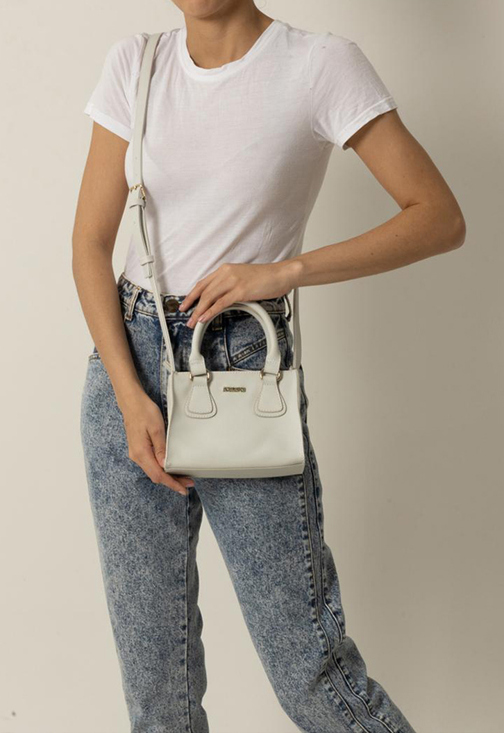 Bolsa Tote Mini Branca Anacapri Londres