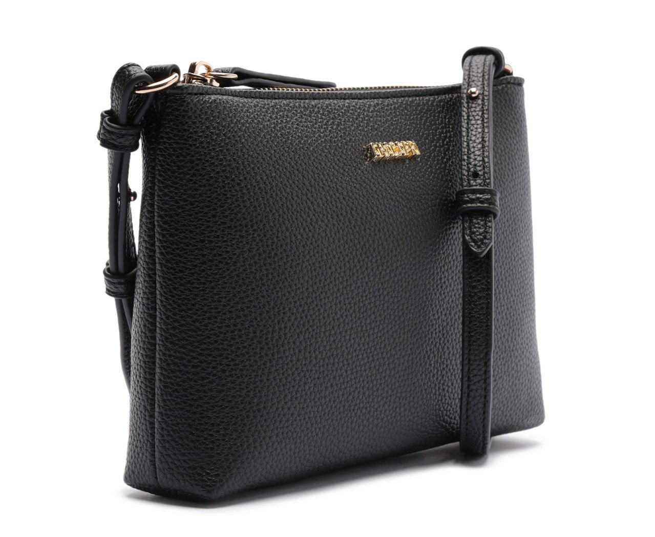 Kit de Bolsa Tiracolo Média e Porta Cartão Preta | ZZ MALL