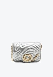 Bolsa Tiracolo Prata Vicenza Lily Pequena
