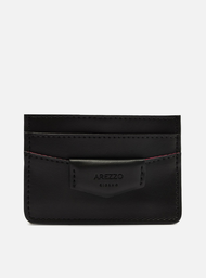 Porta-cartões Preto Arezzo Tag