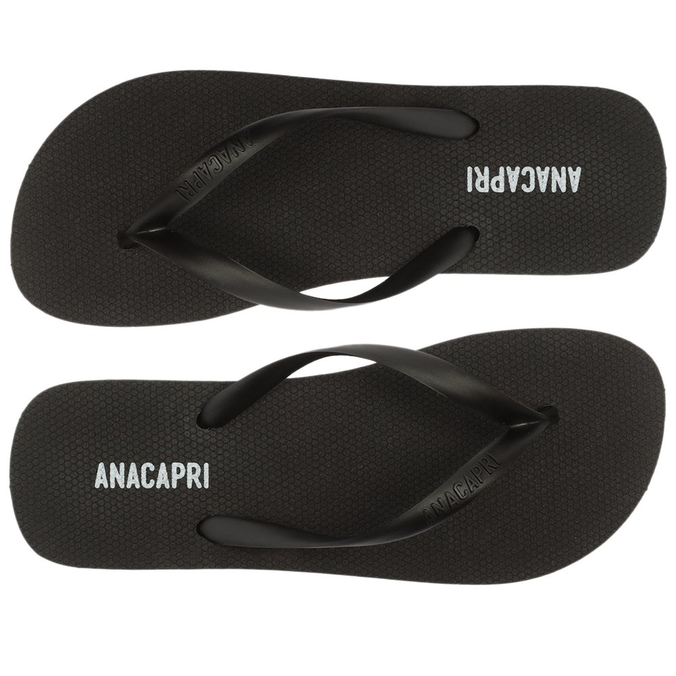 Kit Chinelo Preto e Ecobag Flork