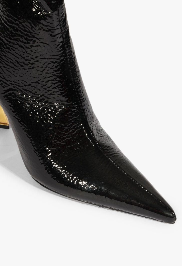 Bota Elisha Couro Preto