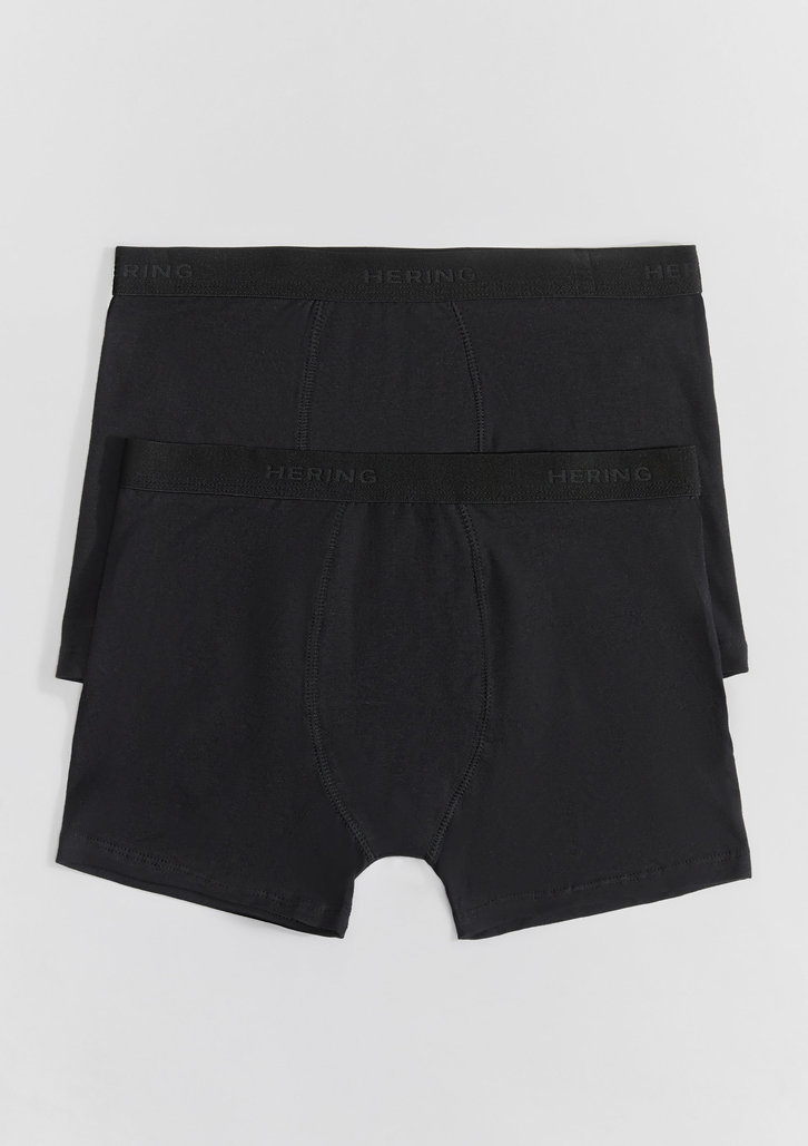 Kit 2 Cuecas Boxer Preta Hering com Elástico Personalizado