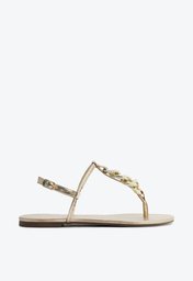 Rasteira Corrente Slim New Dourada