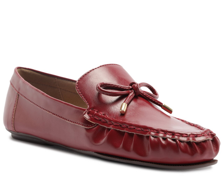 Mocassim Gardena Laço Vermelho