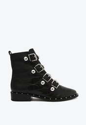 Bota Preta Schutz Clare Couro