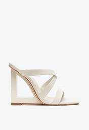 Sandália Mule Branca Schutz Anabela Full Color