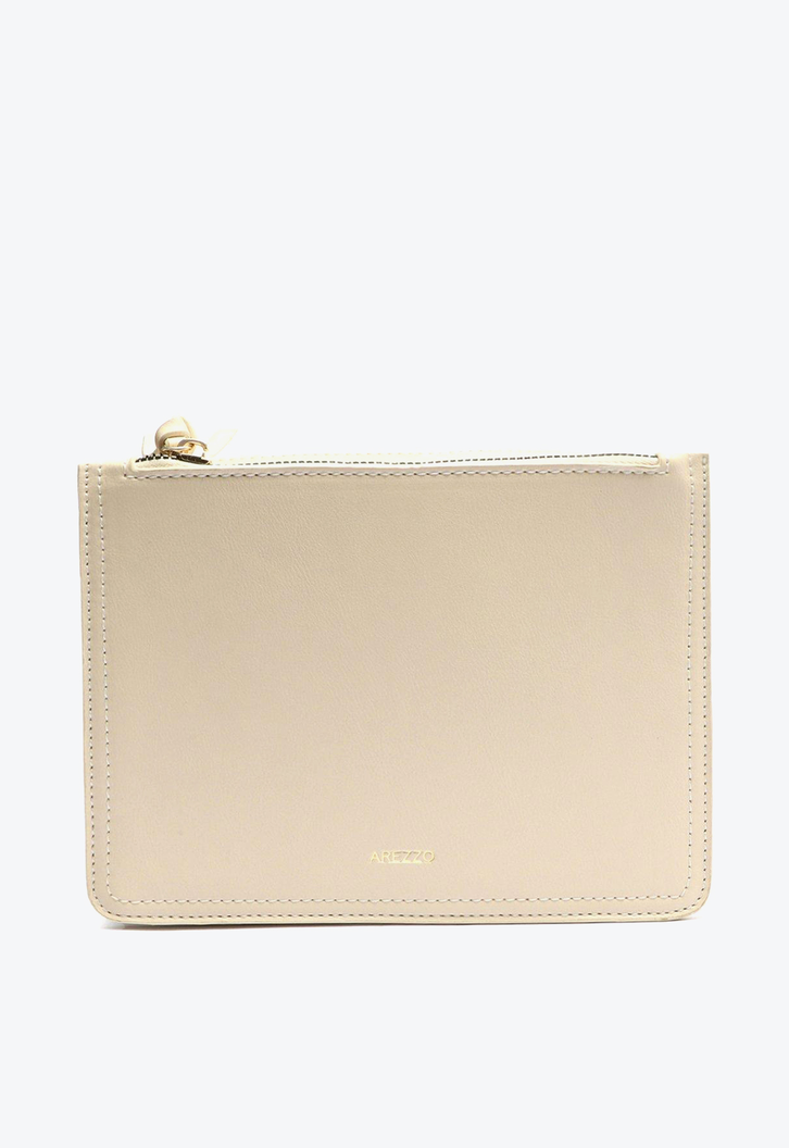 Bolsa Tiracolo Branca Arezzo Pequena Quadrada