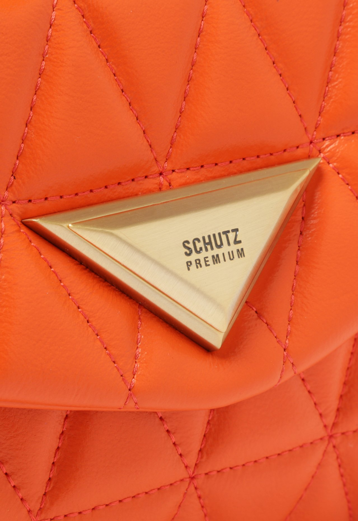 Bolsa Tiracolo Laranja Schutz Grande Matelassê 944