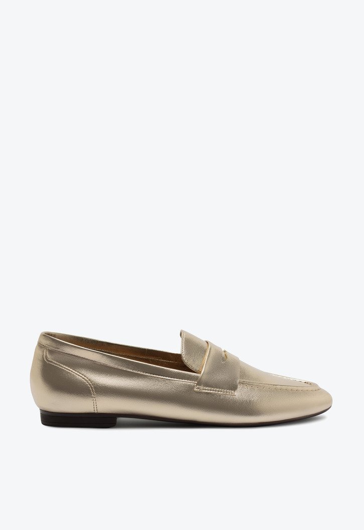 Mocassim Dourado Anacapri Pala Clássico