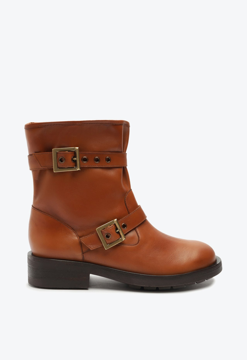 Bota Bronson Couro Marrom