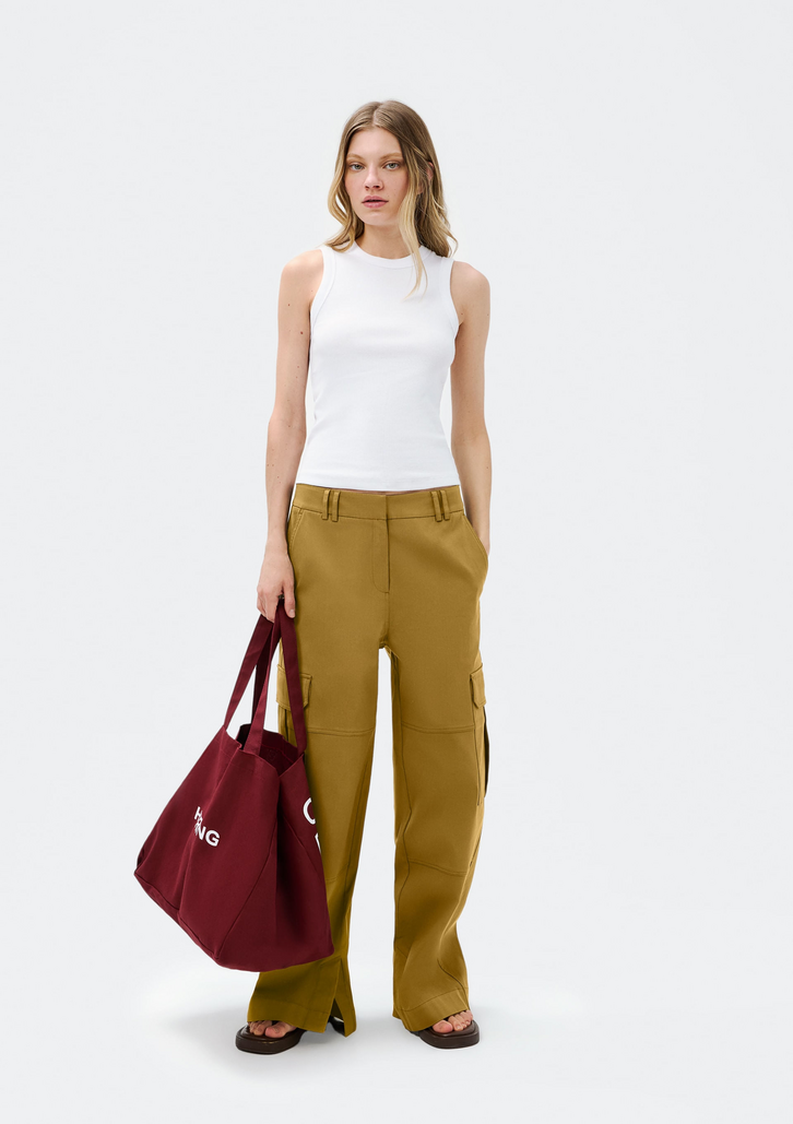 Calça Cargo Caqui Hering Empapelada