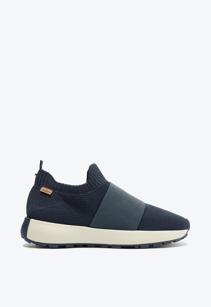 Tênis Slip On Azul Anacapri Knit Faixa Sporty | ZZ MALL