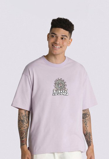 Camiseta Off The Wall Ss Skate Classics Lavender Frost