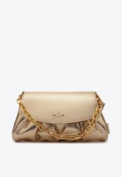 Bolsa Crossbody Dourada Anacapri Média Corrente Trendy