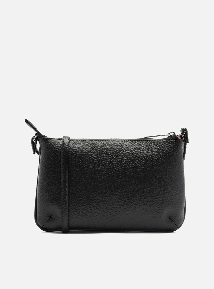 Bolsa Tiracolo Preta Arezzo Morgana Pequena
