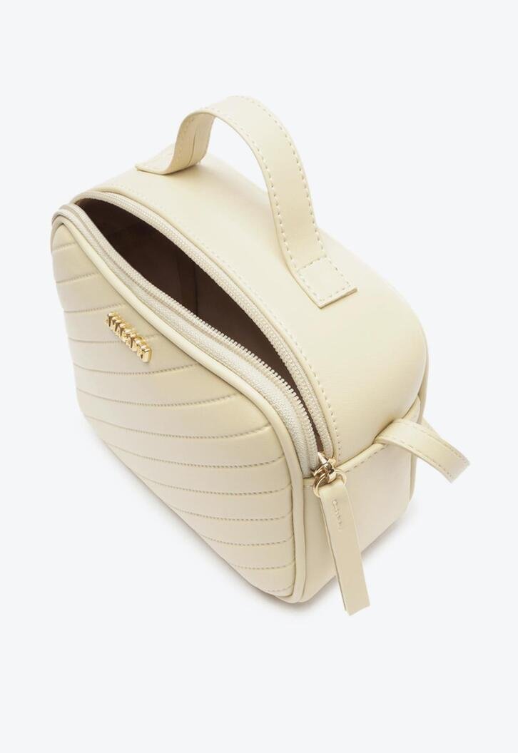 Crossbody Quadrada Branca Média