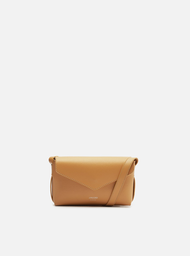 Bolsa Tiracolo Bege Pequena Envelope