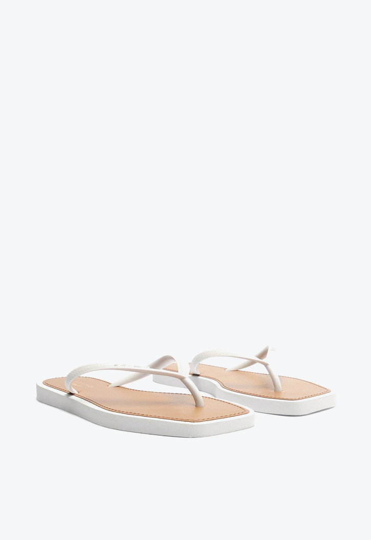 Chinelo De Dedo Branco Brizza  Square