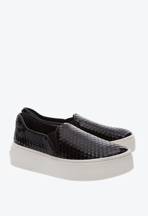 Tênis Slip S-High Snake Preto