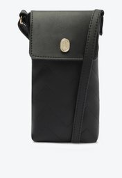 Bolsa Crossbody Preta Anacapri Porta Celular Pequena Matelassê